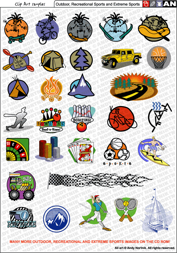 Extreme Sports Clip Art