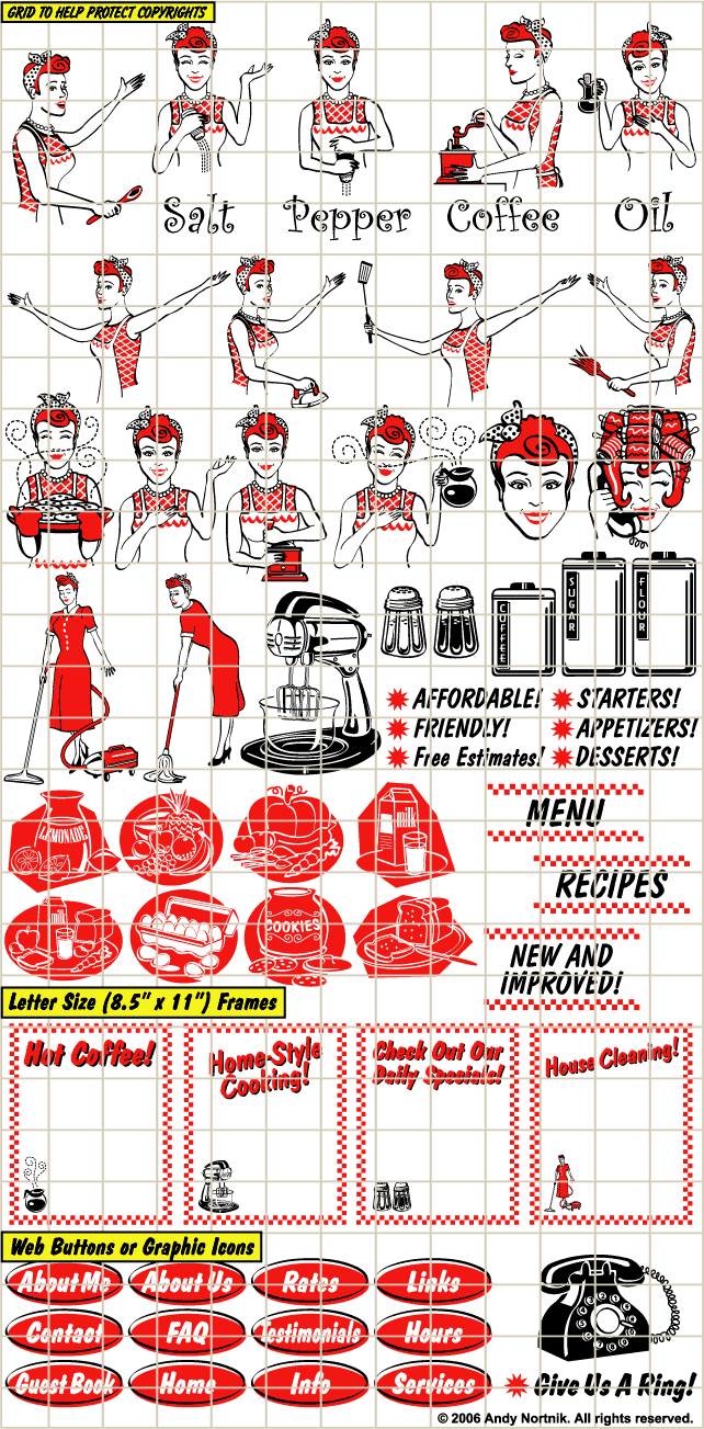 kitchen vintage clip art - photo #40